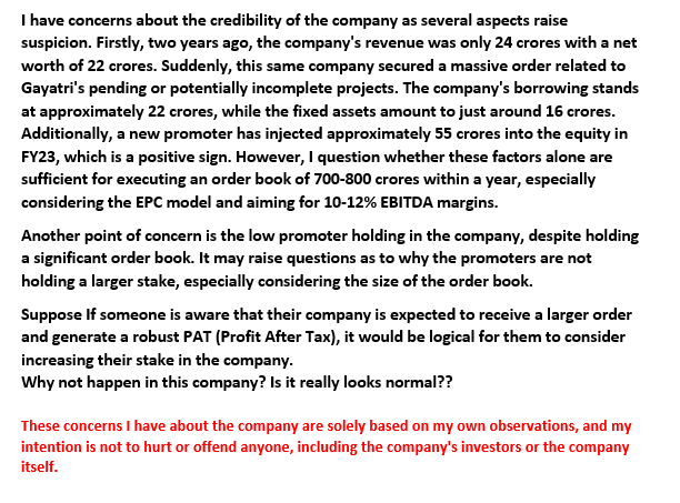 EquityE43524's tweet photo. @shivsahilgupta5 @AdeptMarket I have doubts about the company, and it is possible that I am heading in the wrong direction, I have the right to be wrong.If you know about these things, please help clear up my doubts and provide clarification.
READ MY CONCERN 👇👇 https://t.co/S5R7aBP9jt