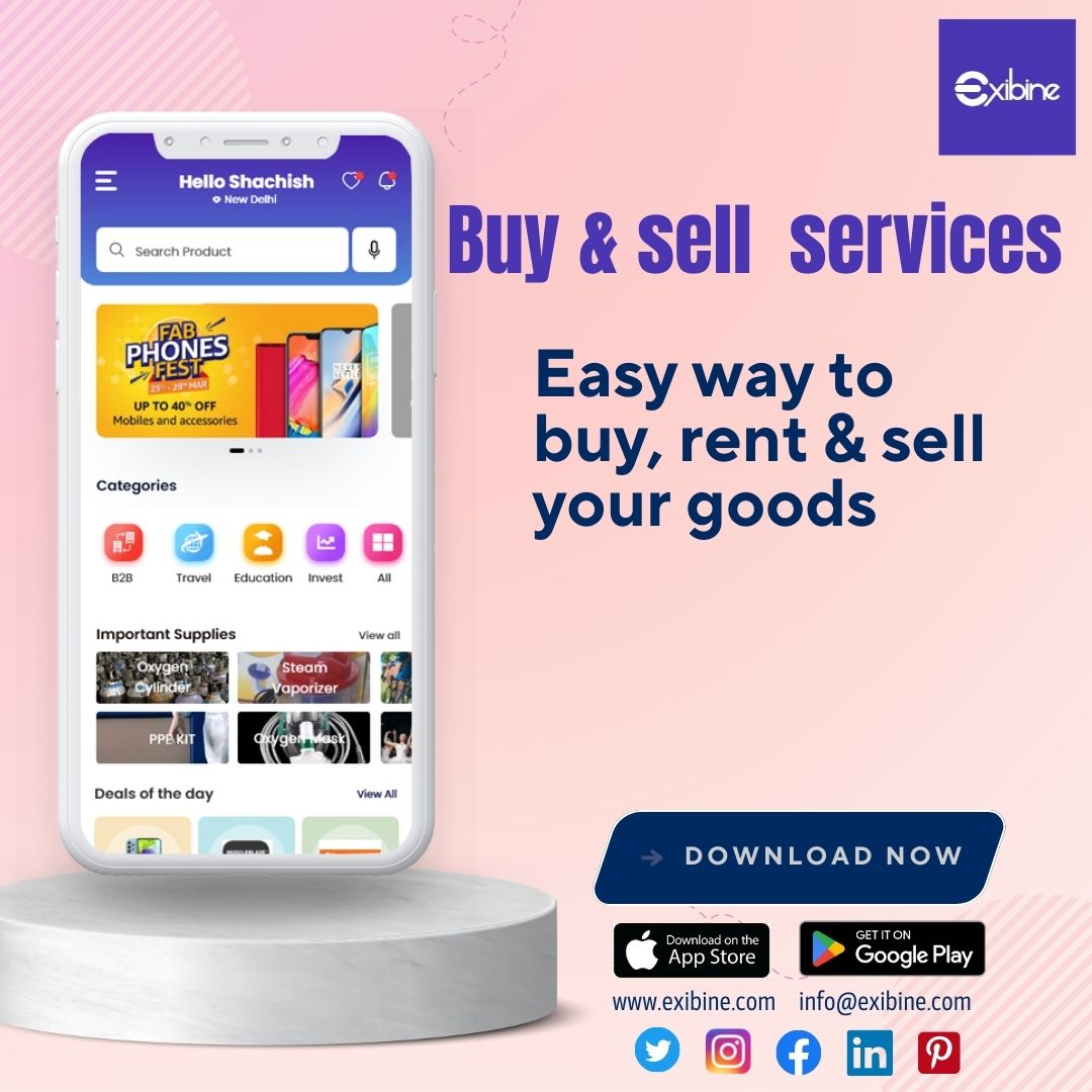 Easy way to buy ,rent and sell your goods easily worldwide 
#selling #properties #marketing #buy #realestate #buying  #property #sell  #home #realestateagent #forsale #househunting #sales #newhome #exibine #exibine #buyingonline #sellingonline