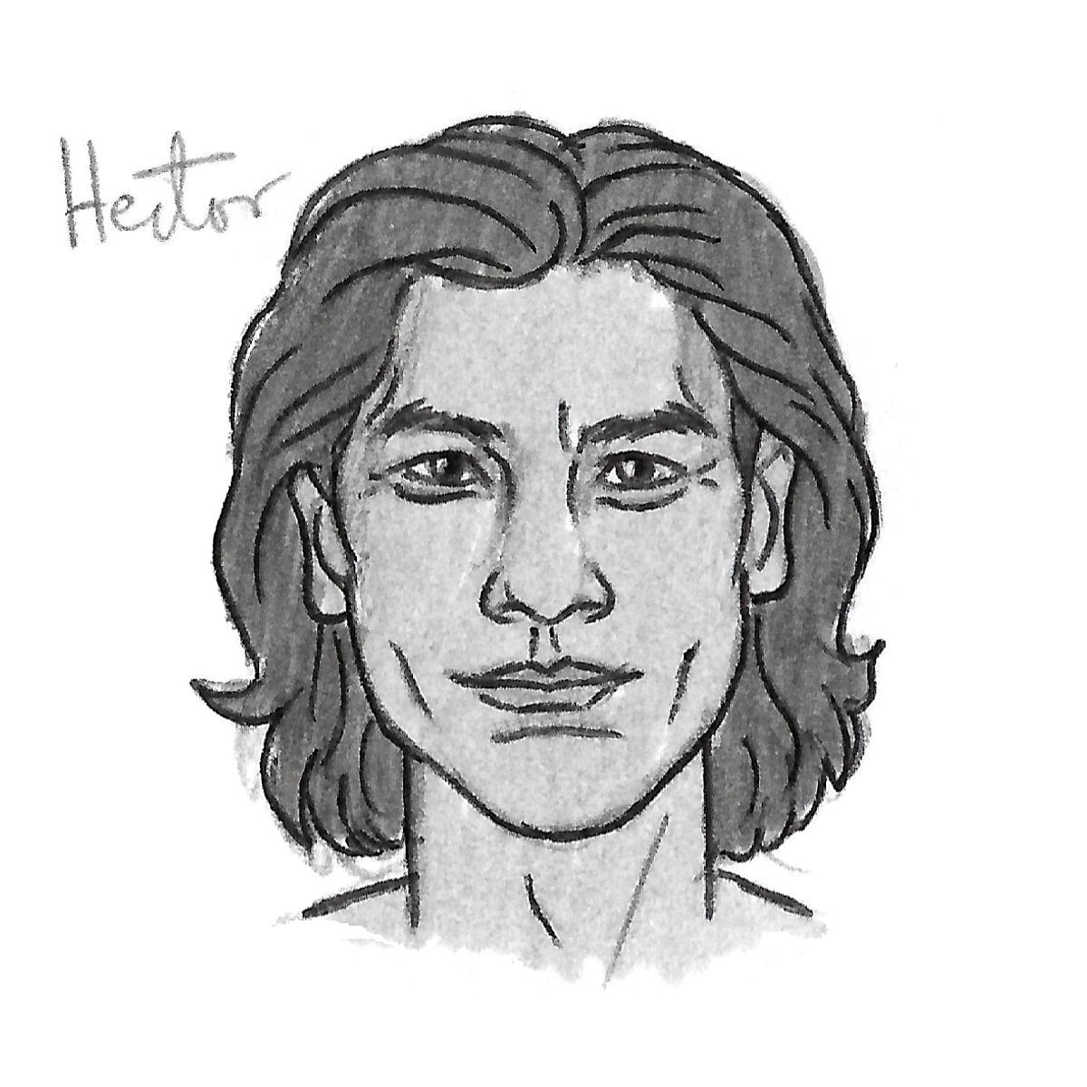 RSBSComic's tweet photo. Hector (he/him) - A big brother to just about everyone. Sometimes feels like he’s the only one who gives a shit about rich, lustrous hair. XD For more on design development for Hector, check out spacecapart on pa/treon! https://t.co/hyl1whtYV0