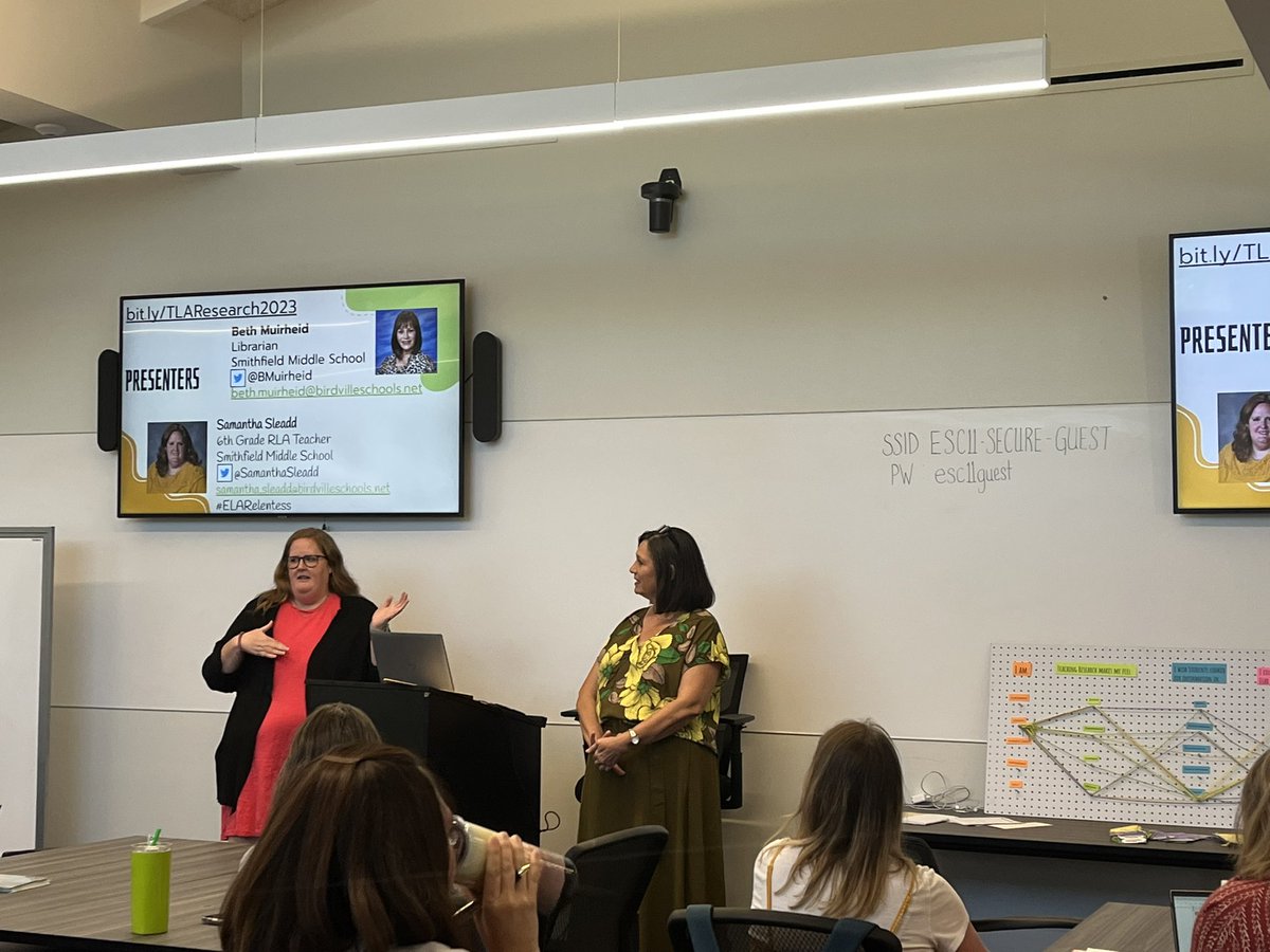 Collaboration between a librarian and RLA teacher is impactful when it is time to tackle research lessons. Another great session by and for amazing #ESC11Librarians!