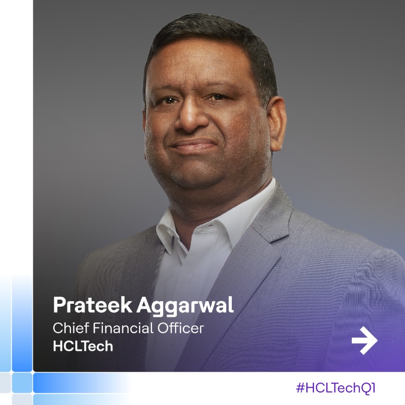 hcltech's tweet photo. Our Chief Financial Officer Prateek Aggarwal on our financial performance in Q1 FY24. Visit our Investor Relations page for more highlights from our #HCLTechQ1 results.
#SuperchargingProgress