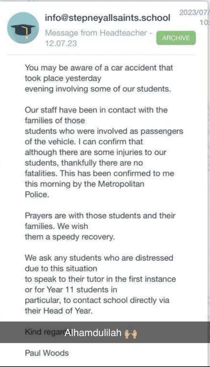 there were no deaths, alhamdullilah!