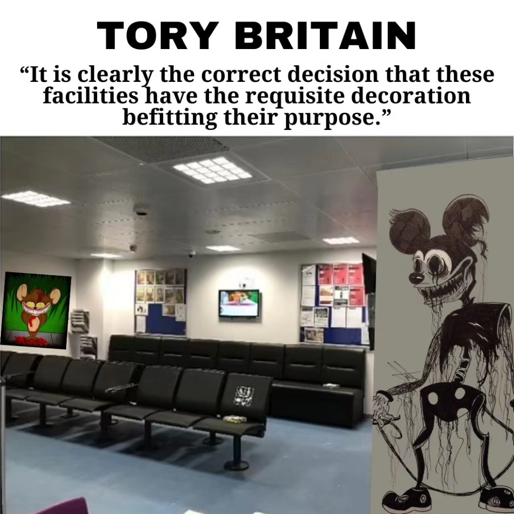 I've been following the story of the cartoon Murals being painted over and it's made my blood boil. I really don't know how low the Tories can go. 

Who can honestly say they agree with what they have done, who can honestly defend this decision?
#toryscum #refugees #ToryDisgrace