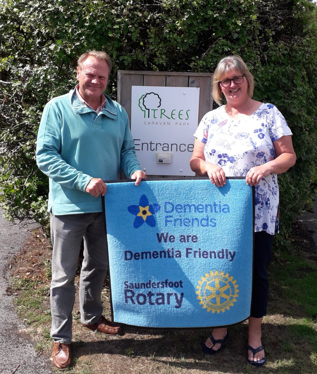Congratulations to Tree Tops Caravan Park, Saundersfoot for supporting people living with #dementia.