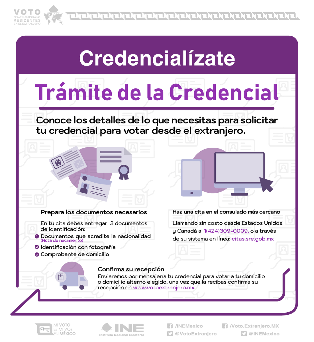 🌎 Prepárate para las elecciones 2024, tramitar tu #INE desde el extranjero es muy sencillo. Estos son los pasos que debes seguir.👇👇
Más información en votoextranjero.mx