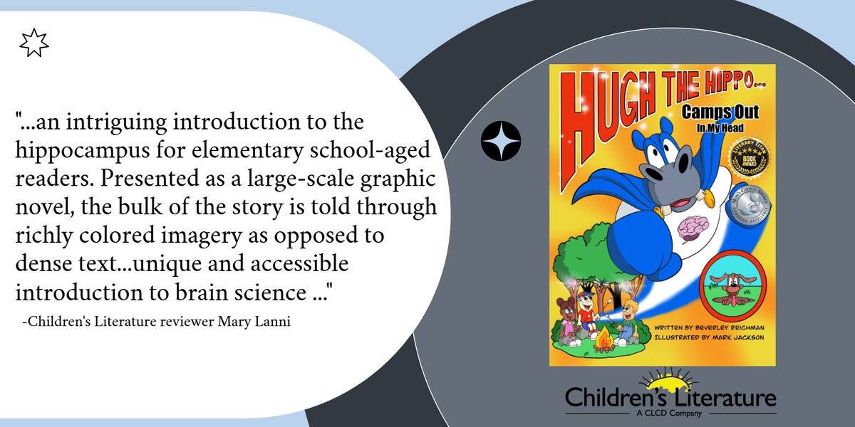 Children will realize just how important their brains are in this fun and entertaining story about Hugh the Hippo by Beverley Reichman. #childrensbooks