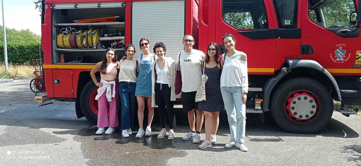 M4DatUNITO's tweet photo. Have you ever thought of working as Pharmacist at firehouse? In France in possible! This afternoon we were pleased to be at sdis78.
@ParisSaclay 
@unito 
@CEUuniversities https://t.co/OUmyLyBzzd