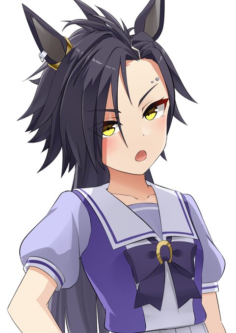 毎日ガチャ84 「バーカ、それじゃ後半まで持たねえだろうが。」 #ウマ娘 #エアシャカール