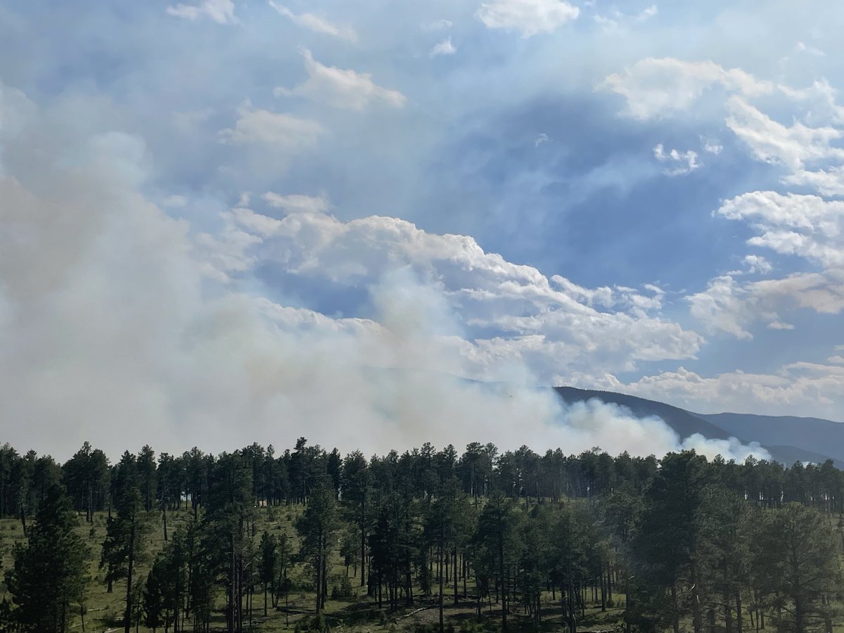 #SouthPlatteRD ceases ignitions on the #SandSpringsRX completing a total of 235 acres. Smoke is still highly visible and may linger until the morning. Resources will remain on scene overnight and will patrol the unit tomorrow.