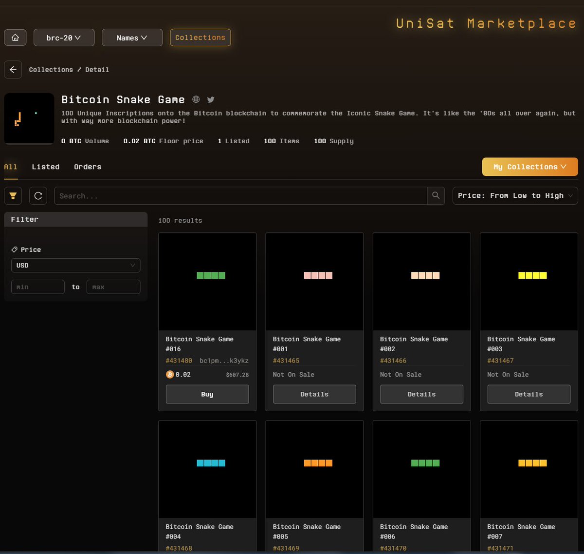 bitcoinsnake_io's tweet photo. #BitcoinSnakeGame on #UniSat Marketplace!
https://t.co/c8D9q7siG2
@unisat_wallet
@bitcoinsnake_io https://t.co/DJc4y5UwyQ