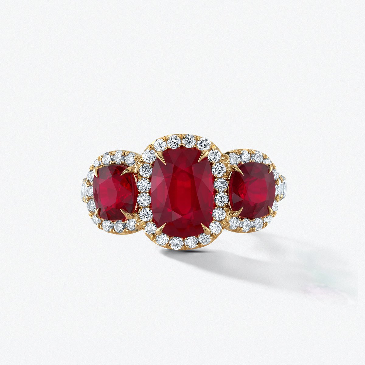 SteinersJewelry's tweet photo. Did you know the name "ruby" is derived from the Latin word ruber, meaning “red?" And red is the color of love and passion. Celebrate July birthdays with this perfectly matched 3-stone ruby and diamond ring from Omi Privé! #steinersjewlerry #omiprive #onlyomi #diamonds #jewelry https://t.co/gNiEB20HfF