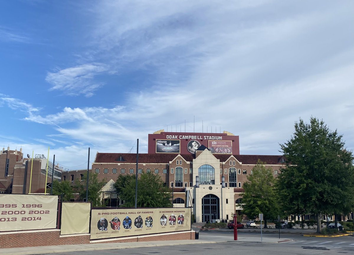 douglasmilesCRG's tweet photo. Tallahassee, Fla.
Doak Campbell Stadium, Florida State University
I eagerly await returning for my first “Family Weekend” as an #FSUDad when the #Seminoles host Virginia Tech Oct. 7. #FSU https://t.co/4ngIkhNIXZ