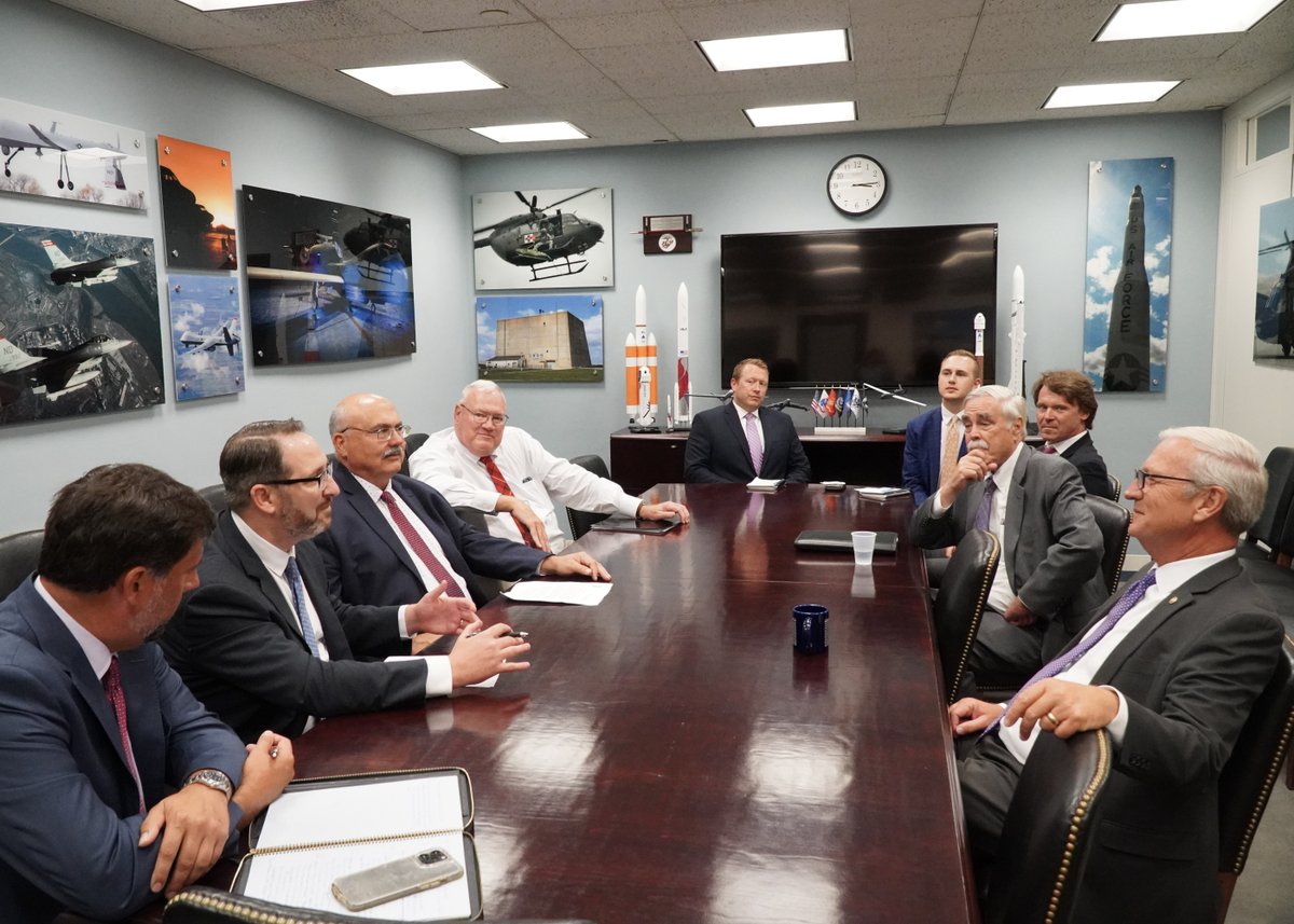 SenKevinCramer's tweet photo. I enjoyed talking with the @UraniumProdAm today. We discussed my bipartisan PROVE IT Act and how our miners and refiners produce the cleanest, best fuel in the world. We should rely on them for our supply chains! https://t.co/TtX8zzXJgd
