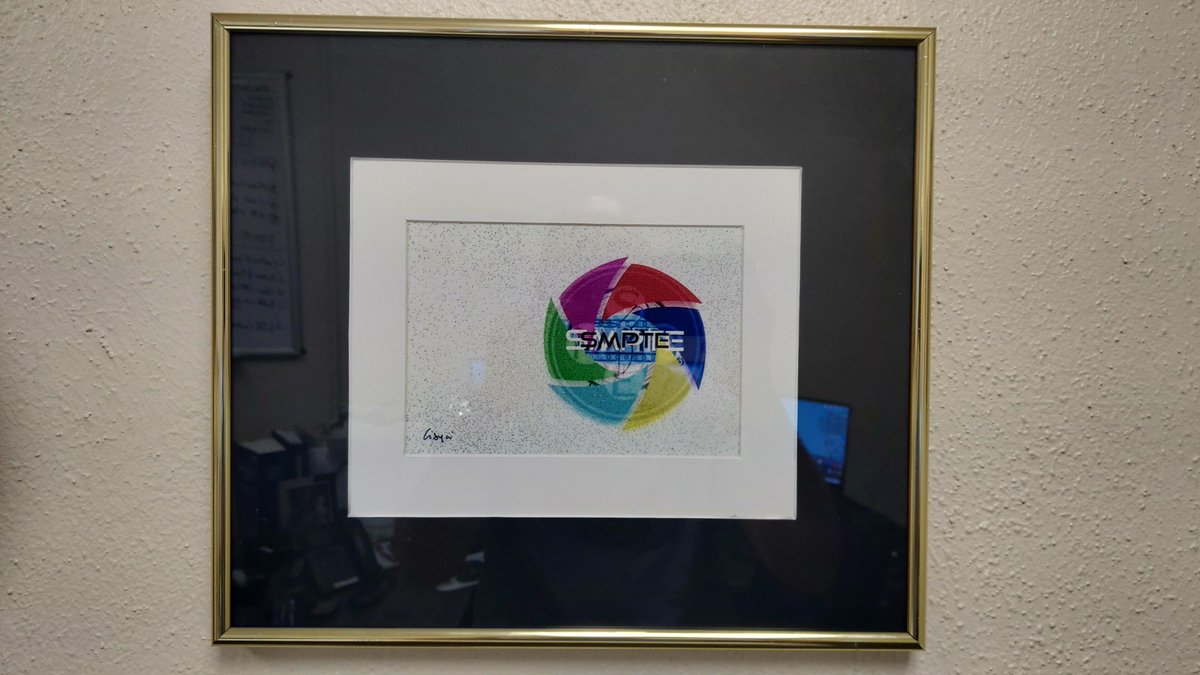 MacSpadden's tweet photo. A touching gift from technology guru and artist Phil Cianci for a collaboration on the @smpteconnect Magic and Miracles: 100 Years of Moving Image Science and Technology! https://t.co/9Yh9NiRvDz