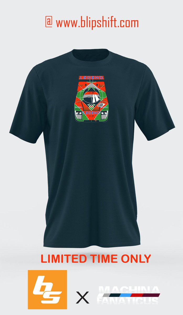 autoass's tweet image. Check out my boys merch. Available for a limited time only at the link below 👇👇👇
MAZDA 787B "Legend" T-shirt /poster available now for LIMITED TIME ONLY! @ Blipshift.com 
#787b #rotaryengine #1991LeMans #Legend #MAZDA #groupc #LEMANS24