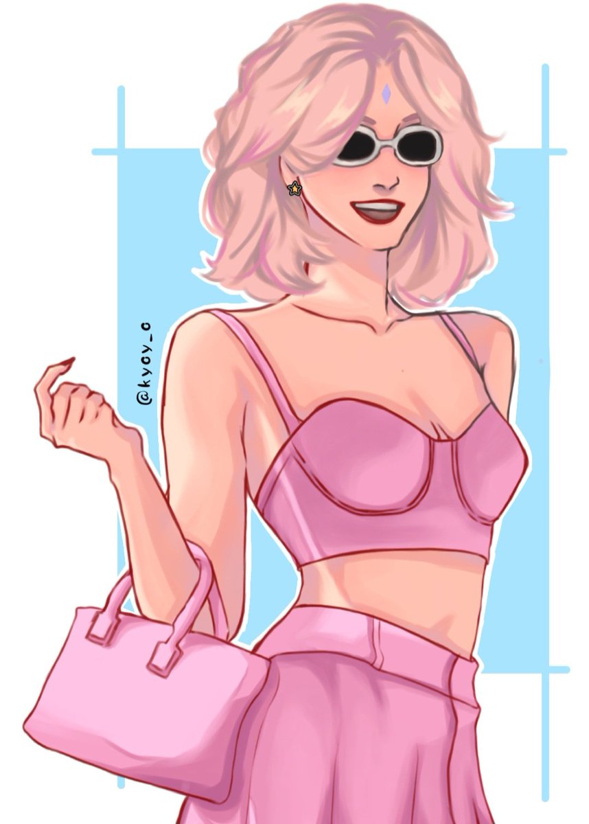 kyoy_o's tweet photo. Sakura as #Barbie 🤍 
#sakuraharuno #art https://t.co/FEIGmuXf8j