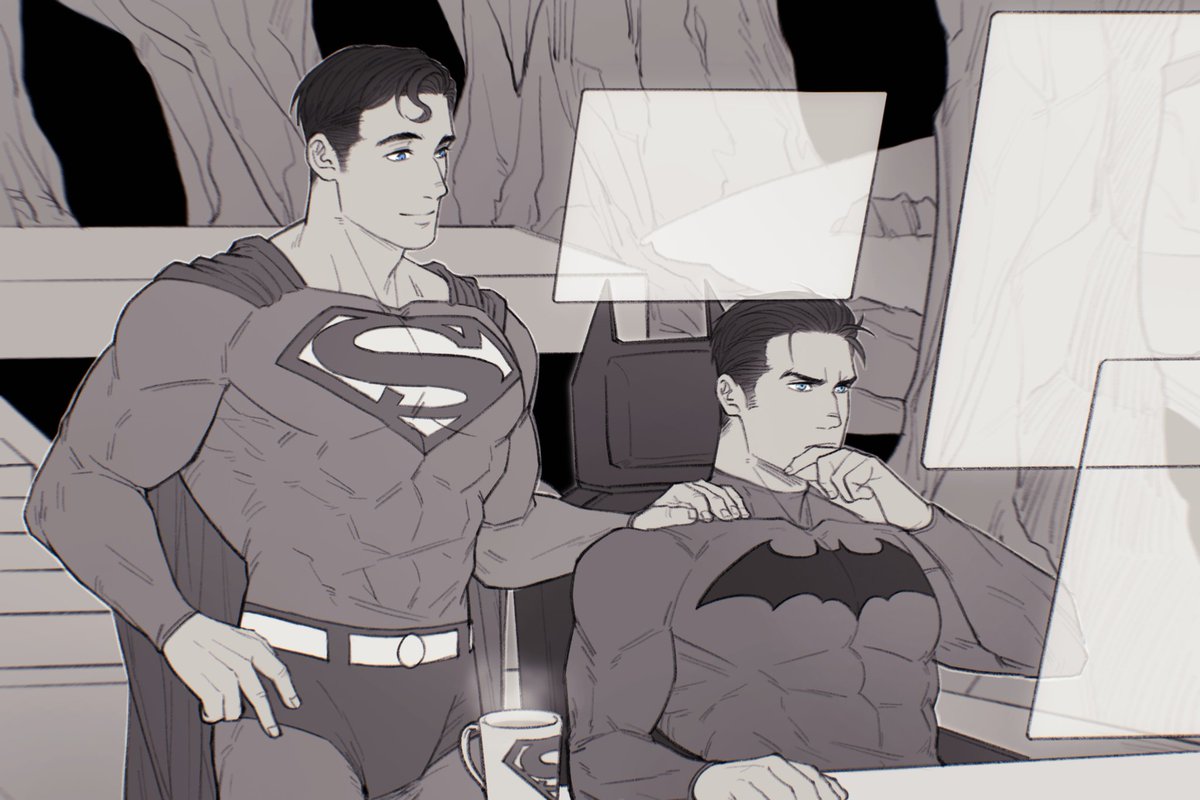 Xuanmai_alter's tweet photo. #SuperBat 
好心超人提醒您工作之余记得休息 https://t.co/BDLqVFX6Up