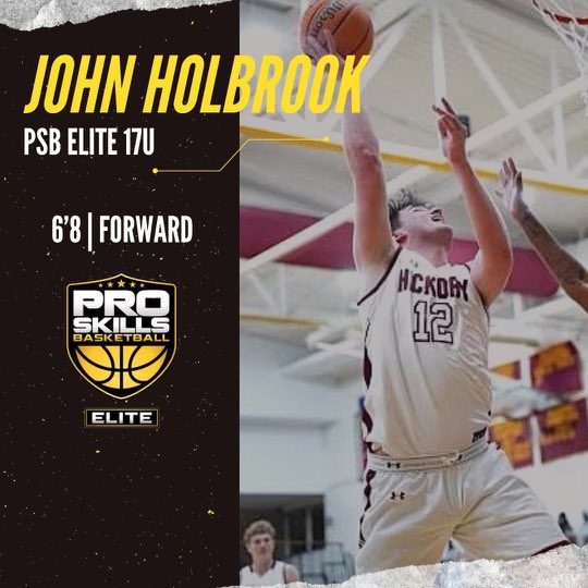 2024 

F 6’8 John Holbrook

Last week at #PhenomSummerHavoc 
55% FGs |  7rpg

Offers:
Washington &amp; Lee 
Roanoke

Interest:
Bridgewater
Lynchburg
VMI
William Peace
Carnegie Mellon

Will be at #PhenomHardwoodClassic 7/15-7/16 👀