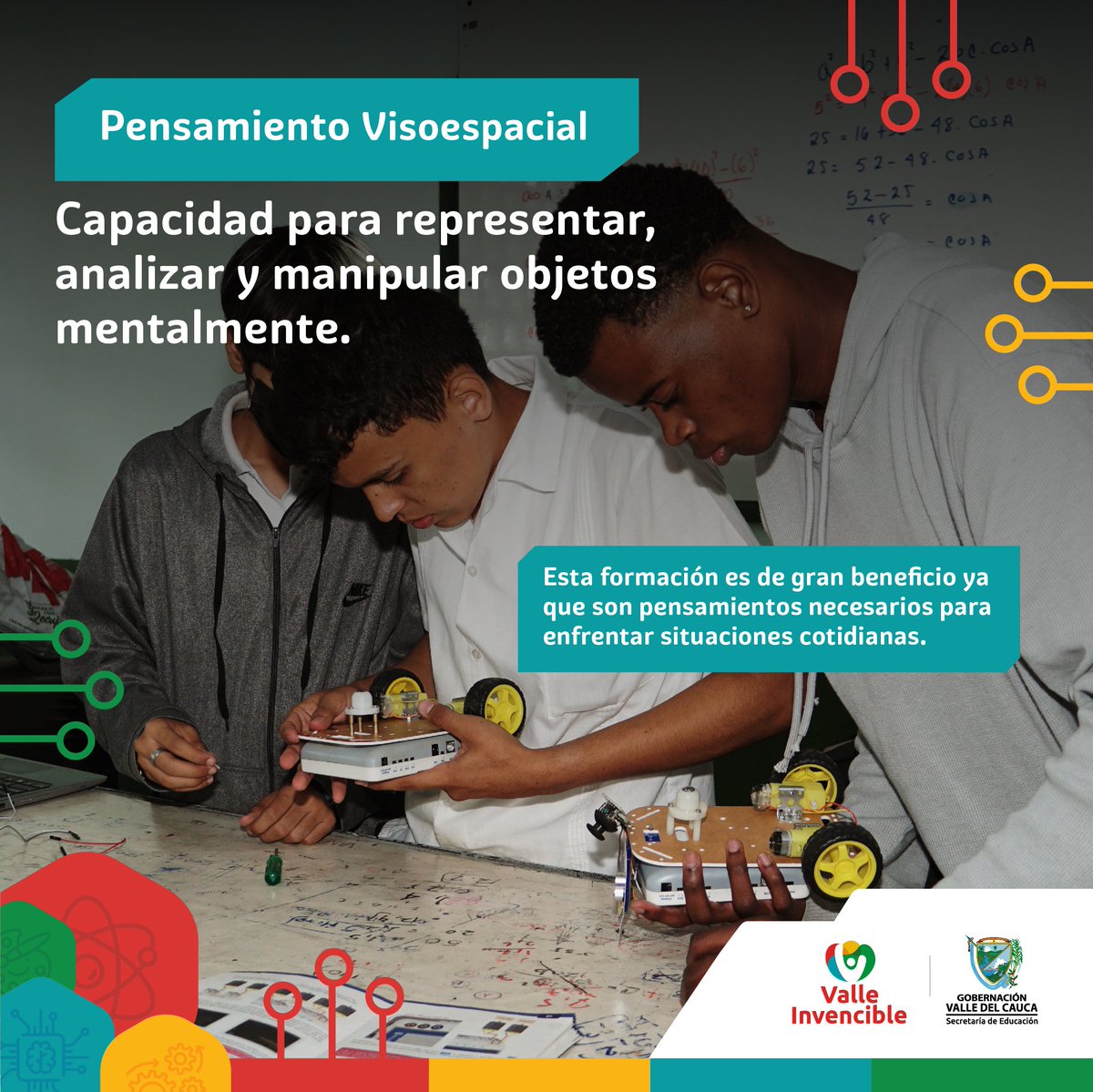 SecEducaValle's tweet photo. ¿Estás preparado para aprender con las nuevas metodologías educativas del siglo XXI? 🤓📚💻
Nuestras #AulasSteam están diseñadas y equipadas para que el aprendizaje de todos sea asertivo y con un enfoque de futuro e innovación.
#LaEducacionNosHaceInvencibles ⚙️🚀 https://t.co/tNOihhVUtW