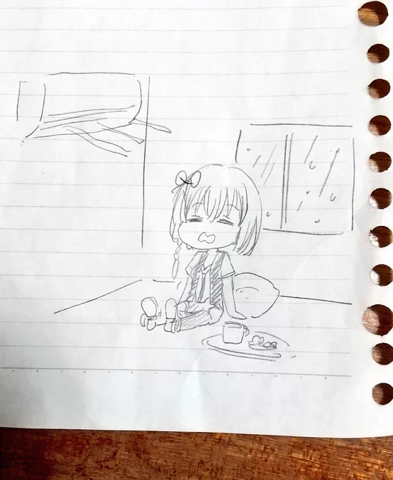 暑いしお天気よくないし、こんな日はおうちでごろごろするのが「ひとのみち」ってもんだよお〜