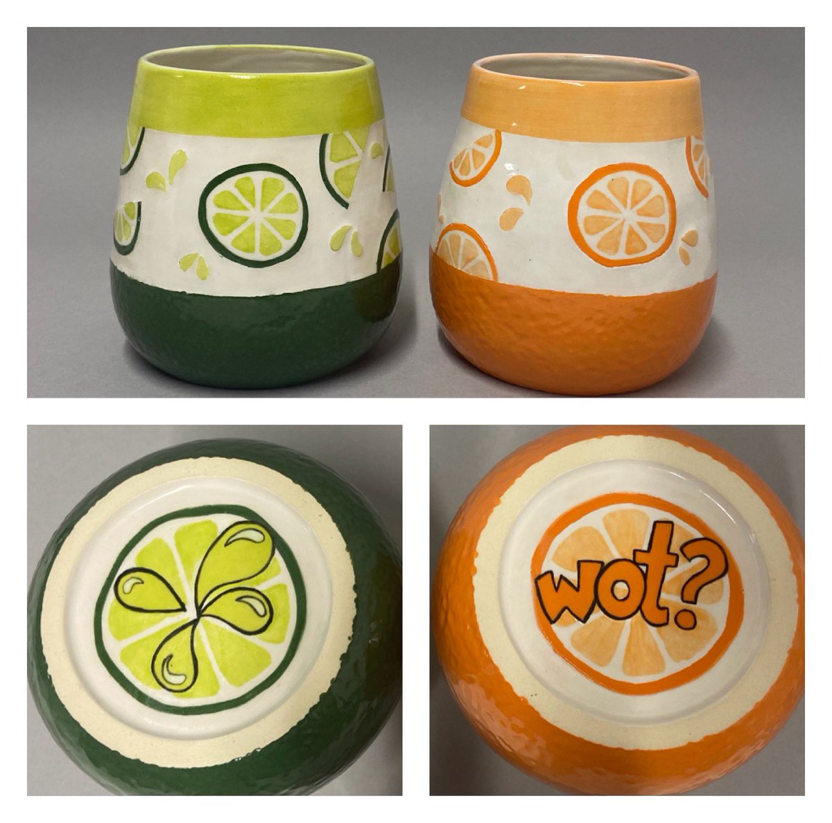 Citrus cups made by my bestie and me