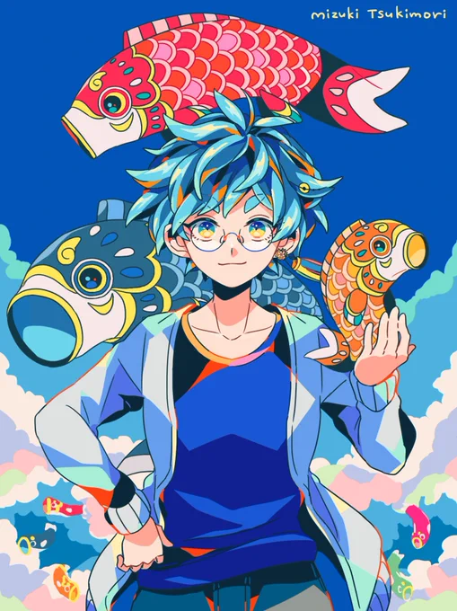 近年描いた眼鏡男子です  #作品をみてくださいあわよくばフォローしてください祭