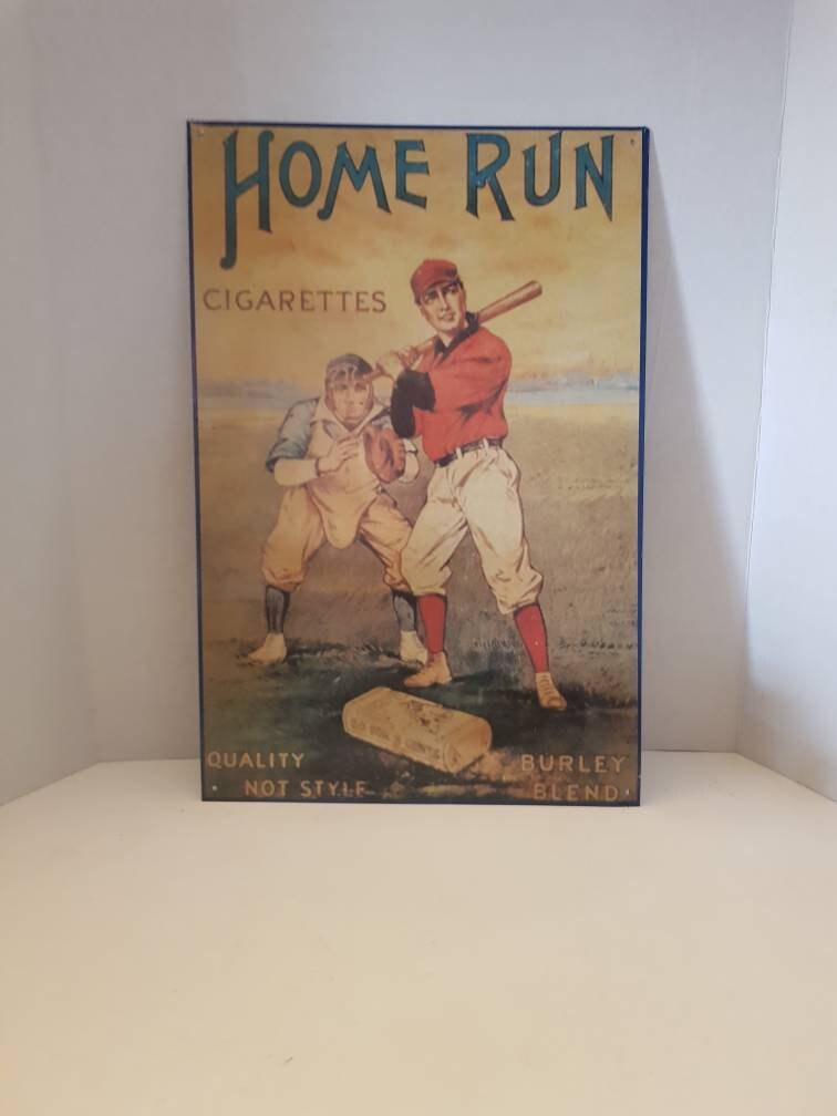 Kitchenconext's tweet photo. Home run cigarettes metal sign https://t.co/fNHkfwhZ9W #kitchenconnection #Etsy #MudRoom https://t.co/MBx5xBXaDe