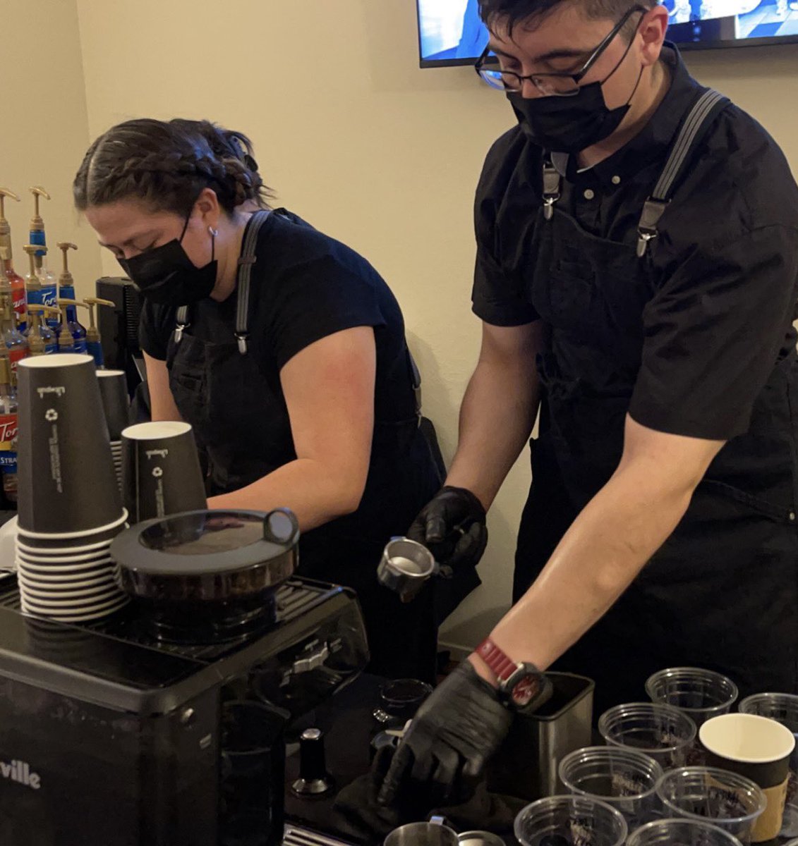 Jazz_presso's tweet photo. Give it up to our amazing Baristas!

#barista #baristadaily #baristagram #baristalife #baristaskills #baristas #homebarista #bartending #bartender #bartenders #bartend #bartenderlife #bartenderlifestyle #coffee #coffeetime #coffeelover #coffeeaddict #coffeelovers #coffeegram https://t.co/0HZOmhnUnK