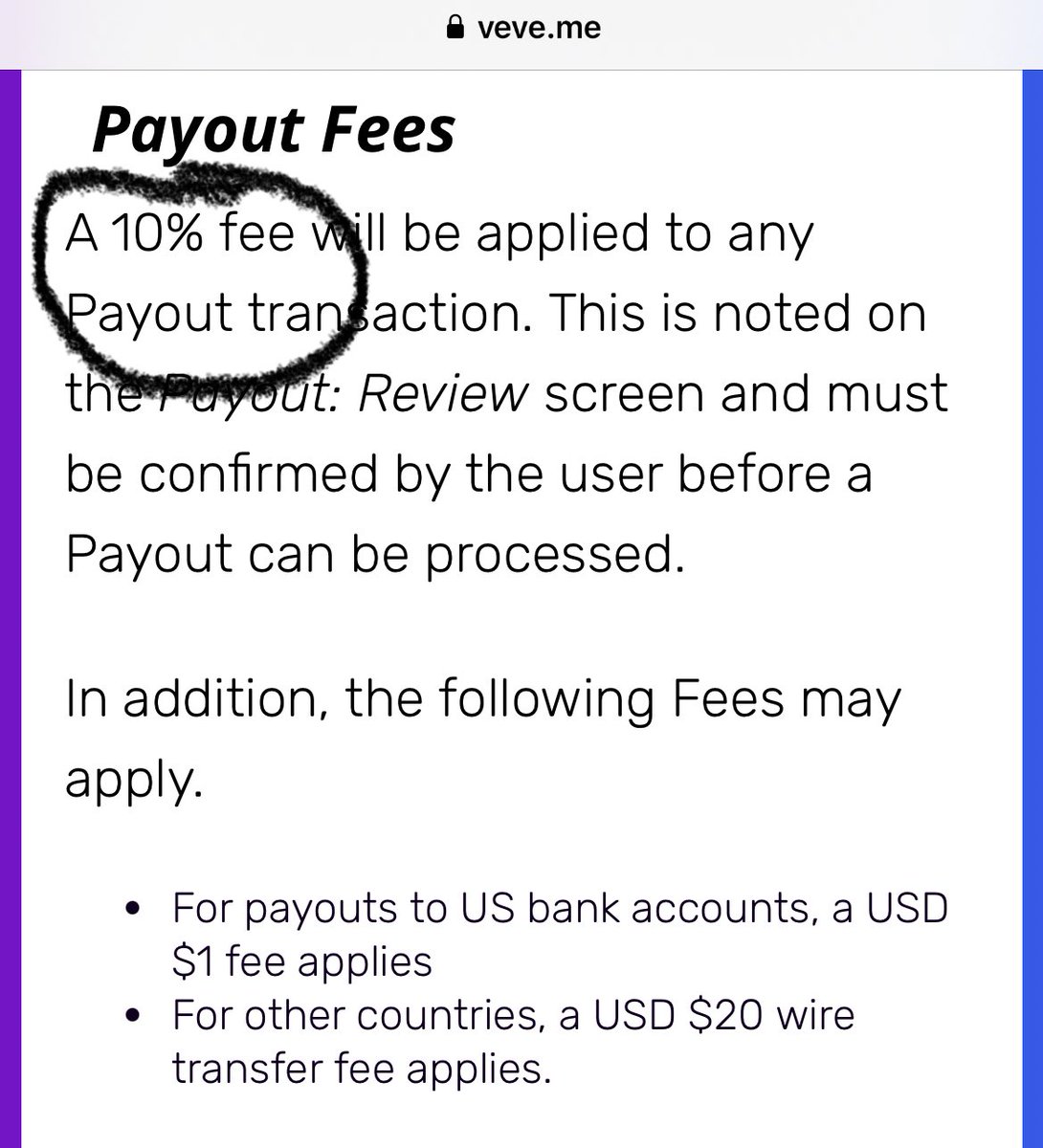 Wen flat rate $15-$25 fee? <a href="/veve_official/">VeVe | Digital Collectibles</a>