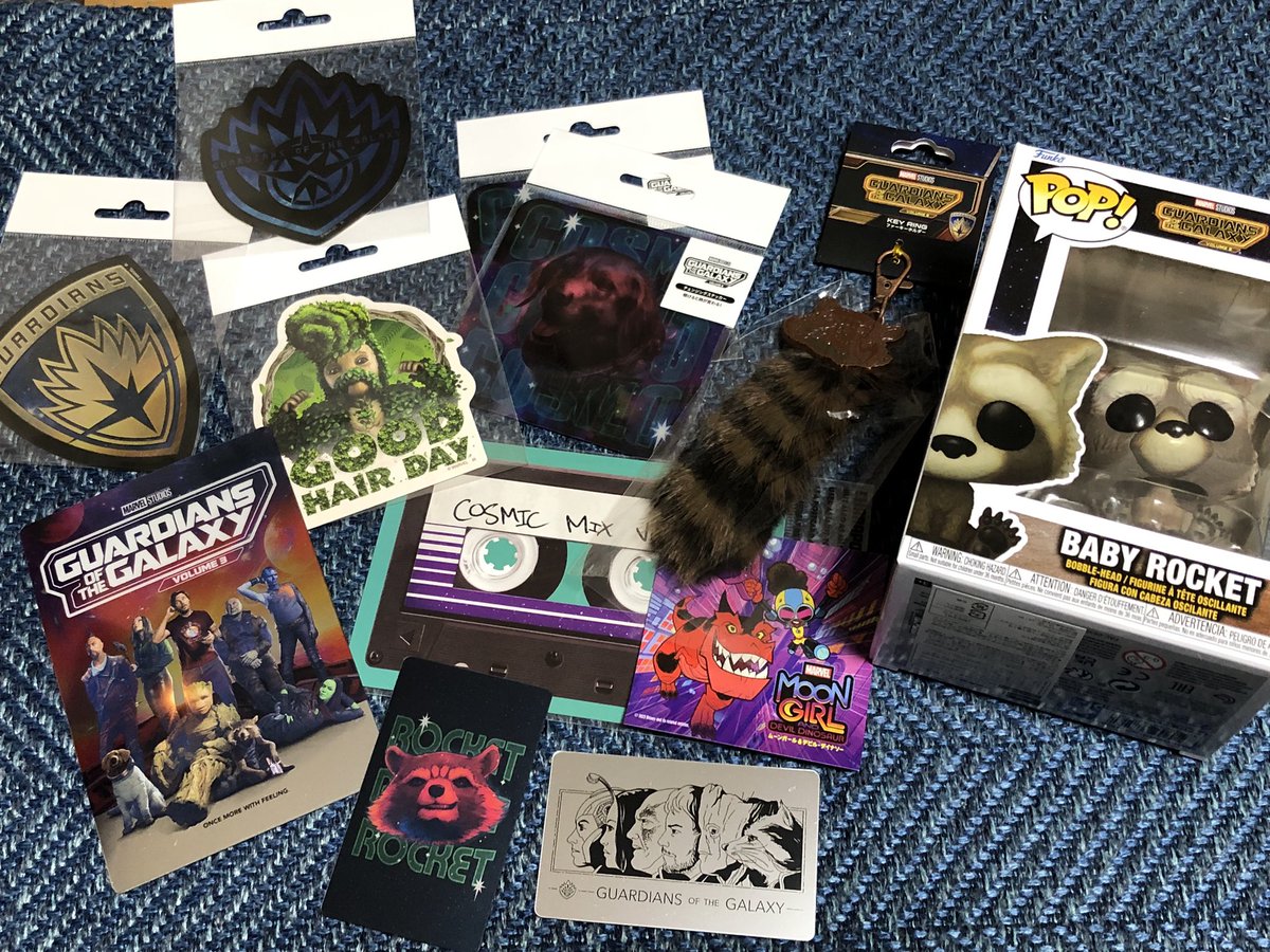 20marveldc20's tweet photo. ガーディアンズのグッツツアーしたいから、早くコミコン来ないかな〜❣️🦝✨
#ガーディアンズオブギャラクシー
#GOG3 #アライグマロケット https://t.co/9WiHOx3w9y
