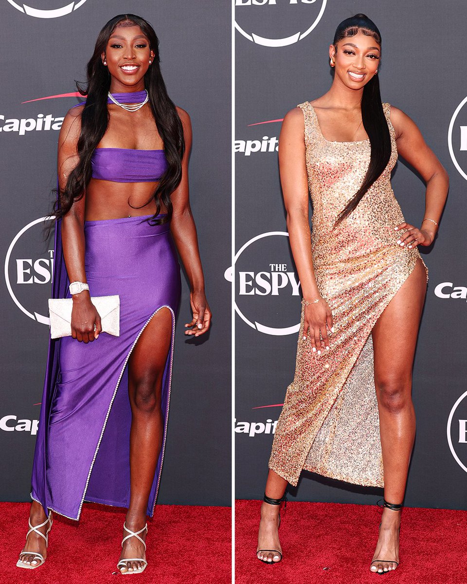 LSU's duo came fitted for the ESPYS 🤩 

<a href="/Flaujae/">Flaujae 4️⃣</a> | <a href="/Reese10Angel/">Angel Reese</a>