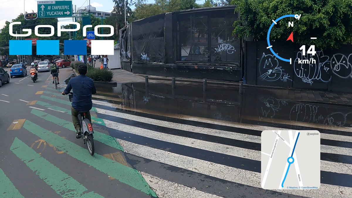 Rich_Arq's tweet image. ‼️‼️ ATENTO AVISO Y SOLICITUD DE ACCIÓN INMEDIATA‼️‼️⚠️
#Afectación #Lluvias #Inundaciones 
En Av. Medellin esquina con Av. Insurgentes se encuentra un espejo de agua (inundación) posiblemente por coladeras tapadas. Lo que obliga a transeúntes pasar por vía ciclista y vehicular…