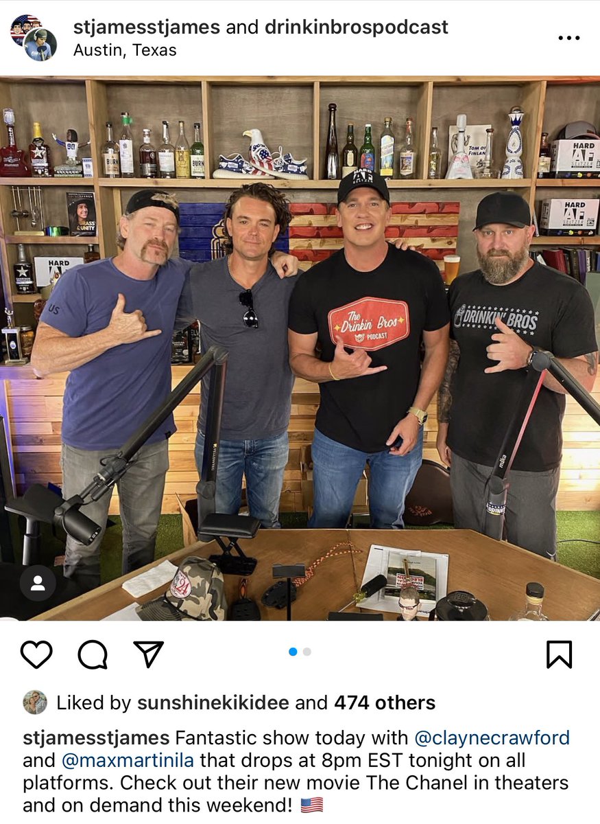 #teamClayne <a href="/Drinkin_Bros/">Drinkin'Bros Podcast</a> has <a href="/ClayneCrawford/">Clayne Crawford</a> and <a href="/maxmartinila/">Max Martini Official</a> on the podcast talking about #TheChannel go check it out