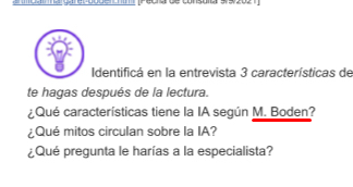 Martu Boden idola de la inteligencia artificial