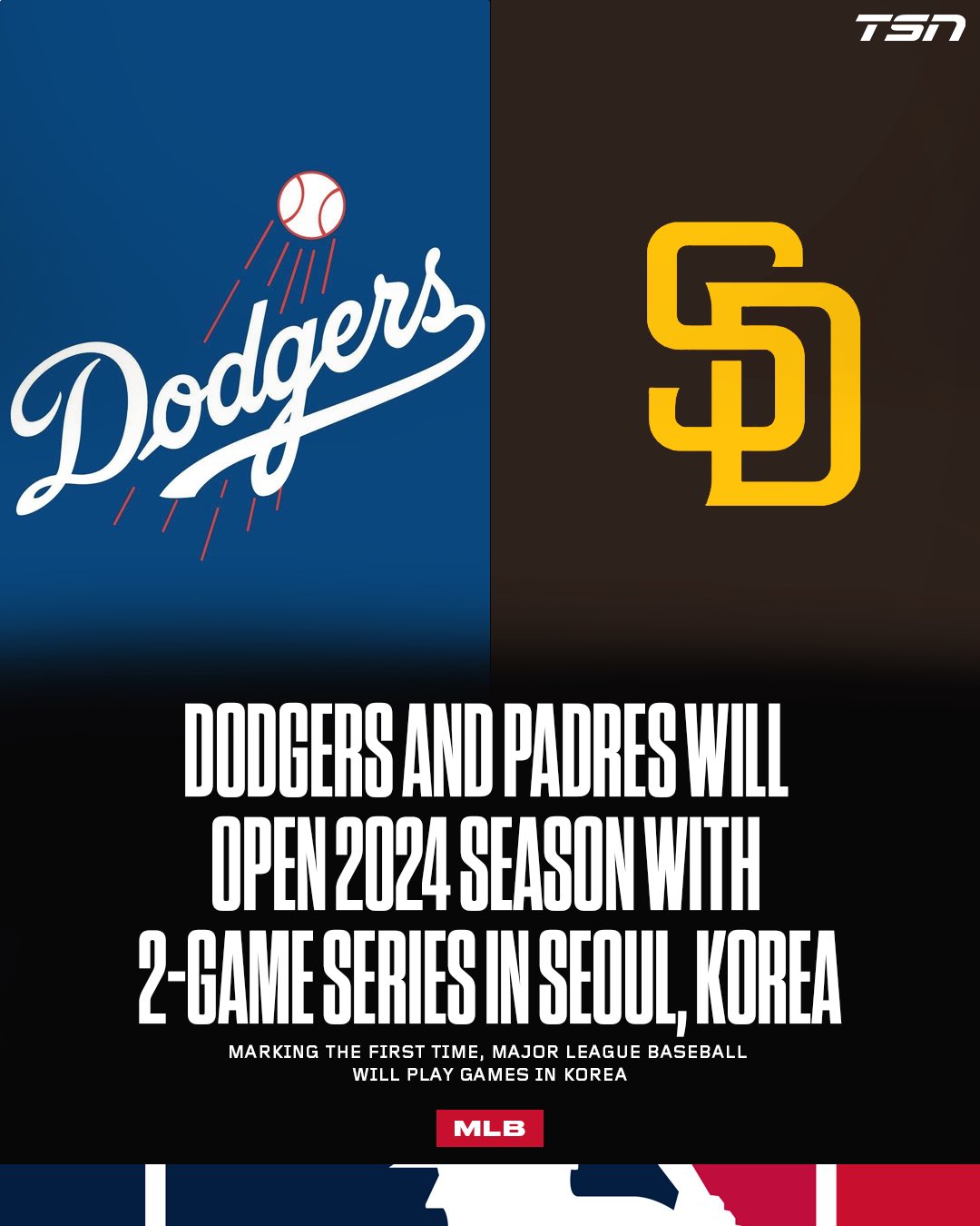 Padres and Dodgers will open the 2024 MLB season in Seoul, South