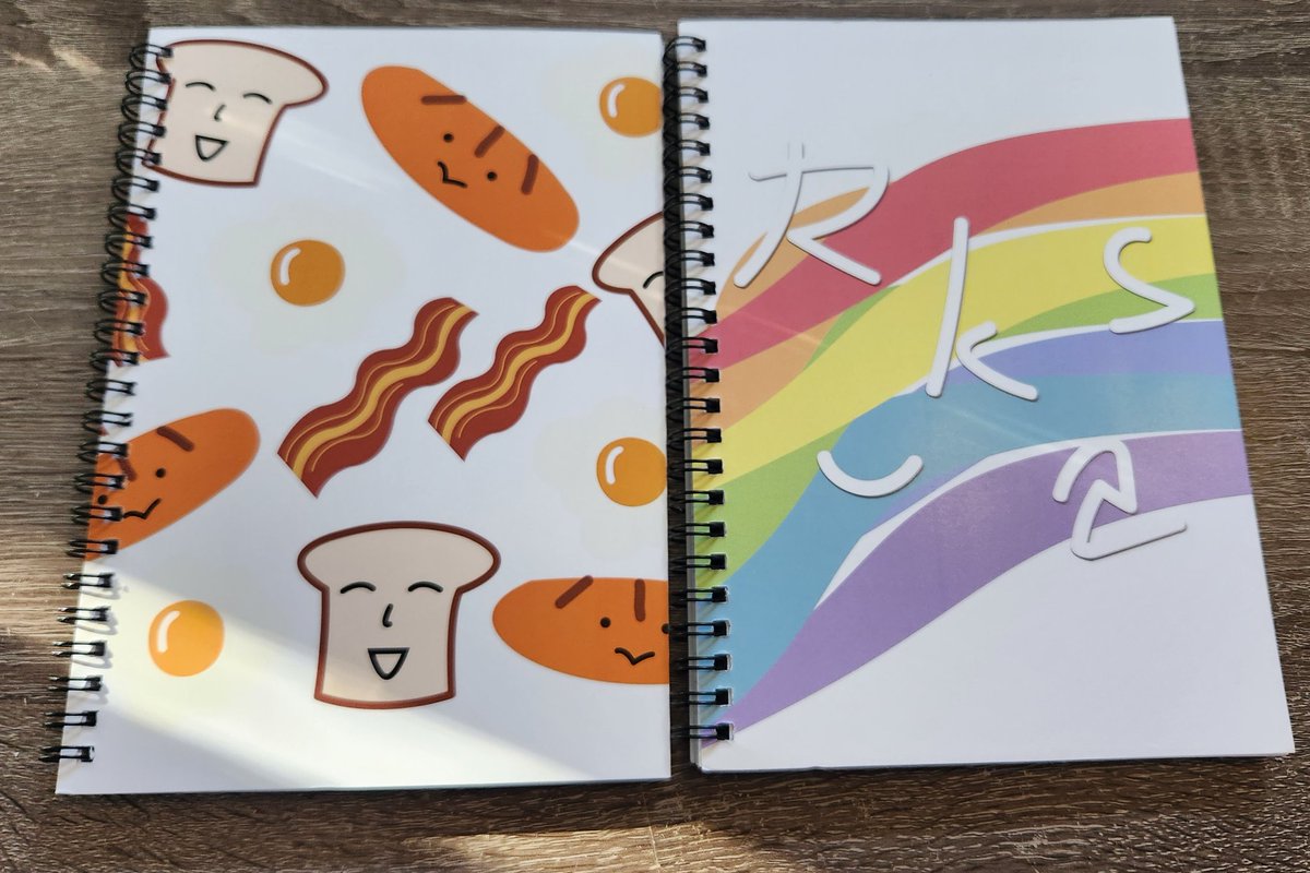 AwkAnxJennifer's tweet photo. My new merch from #RunKantheephop came in today! As a writer, I can never have too many notebooks, so I got one with his latest design on the cover and one with his Pride design on the cover. RedBubble is VERY interfan friendly, so get your merch and support #RunKTP now! https://t.co/WO6U7byEi6