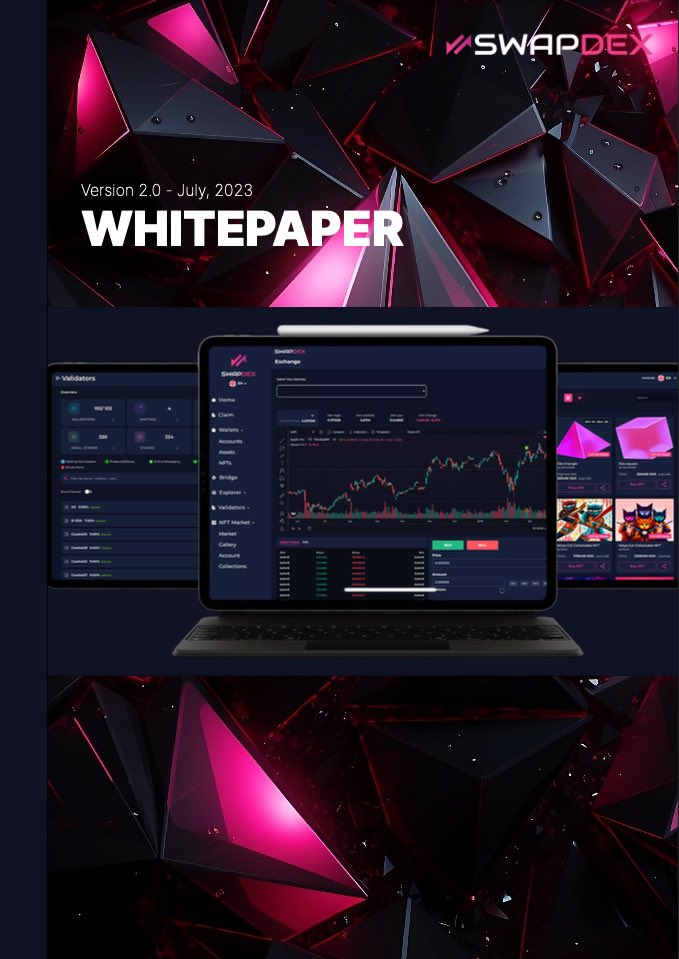 TokenNews4u's tweet photo. Big News, SwapDEX Community!

We're excited to announce the release of our new whitepaper! It's packed with details about our tech, roadmap, coin economics, USPs, potential market share, competitor analysis and much more. #DeFi #Crypto 
Whitepaper: https://t.co/Rjw1UFK4ph https://t.co/iqp4KYqvlf