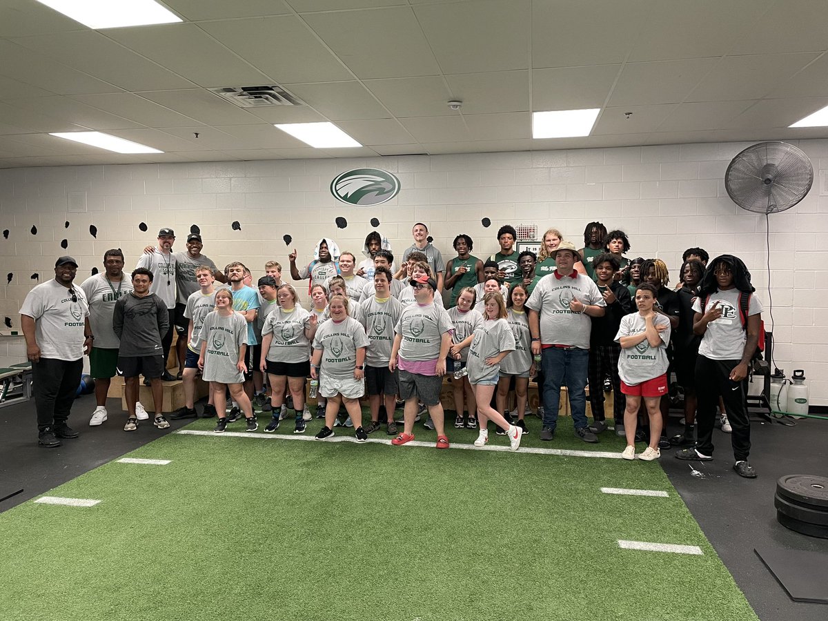 Collins Hill Eagles Football (@collinshillfb) on Twitter photo Such a fun day at THE HILL! We are blessed to be apart of such an amazing experience and can’t wait to have HappyFeat back for a game this season! GO EAGLES 🦅 #FORTHEHILL <a href="/TheHillCheer/">Collins Hill Cheer</a> <a href="/SwickONE8/">Drew Swick</a> <a href="/Frfountain2002/">Frontia Fountain</a> <a href="/coachMMartin54/">Marvin Martin</a> <a href="/darealcoachcam1/">Cameron Hayes</a> <a href="/CoachBeck56/">CORY BECK 🦅🏈</a> <a href="/BLinnell2/">Coach Linnell</a> Such a fun day at THE HILL! We are blessed to be apart of such an amazing experience and can’t wait to have HappyFeat back for a game this season! GO EAGLES 🦅 #FORTHEHILL <a href="/TheHillCheer/">Collins Hill Cheer</a> <a href="/SwickONE8/">Drew Swick</a> <a href="/Frfountain2002/">Frontia Fountain</a> <a href="/coachMMartin54/">Marvin Martin</a> <a href="/darealcoachcam1/">Cameron Hayes</a> <a href="/CoachBeck56/">CORY BECK 🦅🏈</a> <a href="/BLinnell2/">Coach Linnell</a>