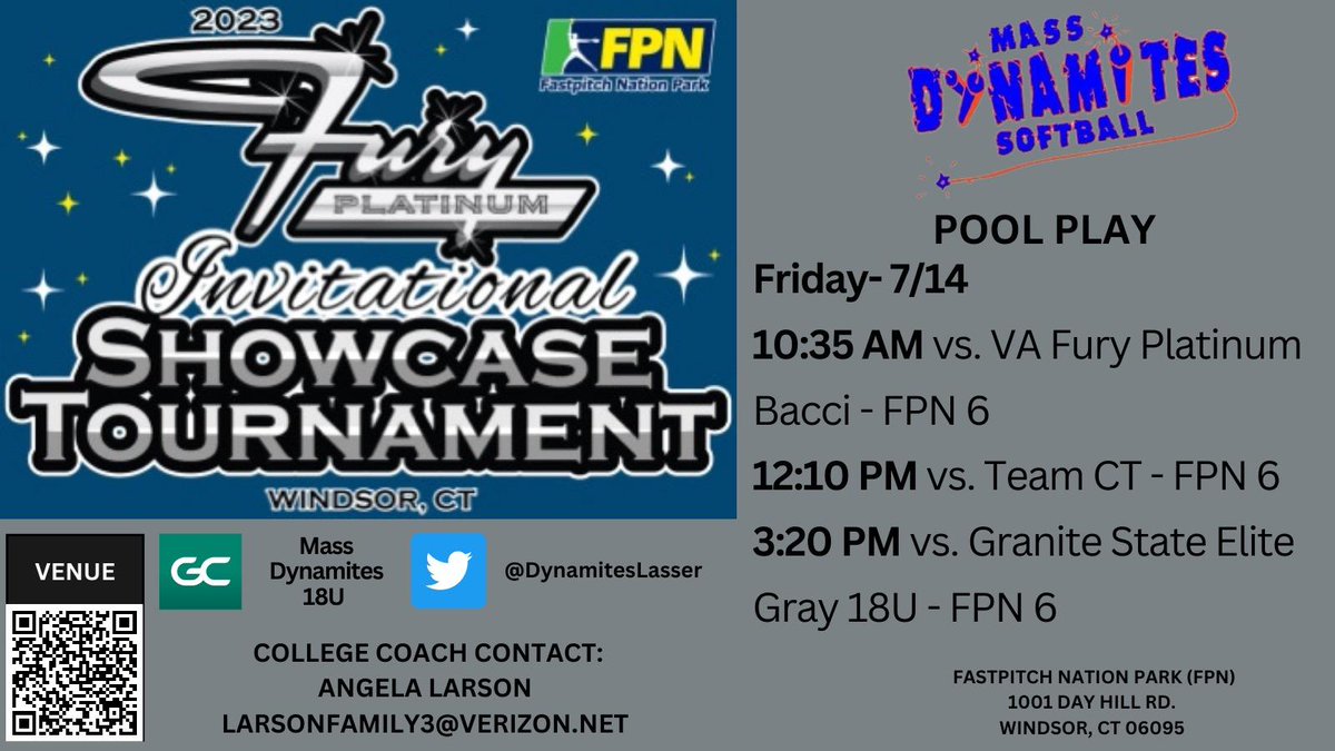 MA Dynamites Showcase Softball (@dynamiteslasser) on Twitter photo 