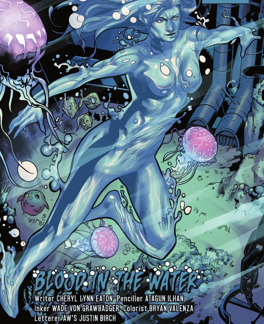 MarcusDCU's tweet photo. DC/Milestone’s New Talent are bringing their A-Game. I liked a lot of the new talents’ stories, but the Aquamaria short story might be my favorite. Pick up this book, you will find a new fave creator.
🌊🖤

@cheryllynneaton, @atagunilhan, @WadevonG, @BryanValenza, @JustinBirch. https://t.co/LaDThlVl7u