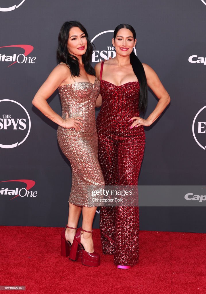 WWE’s Brie And Nikki Bella Slay ESPYs 2023 Red Carpet In Body-Hugging Outfits 1