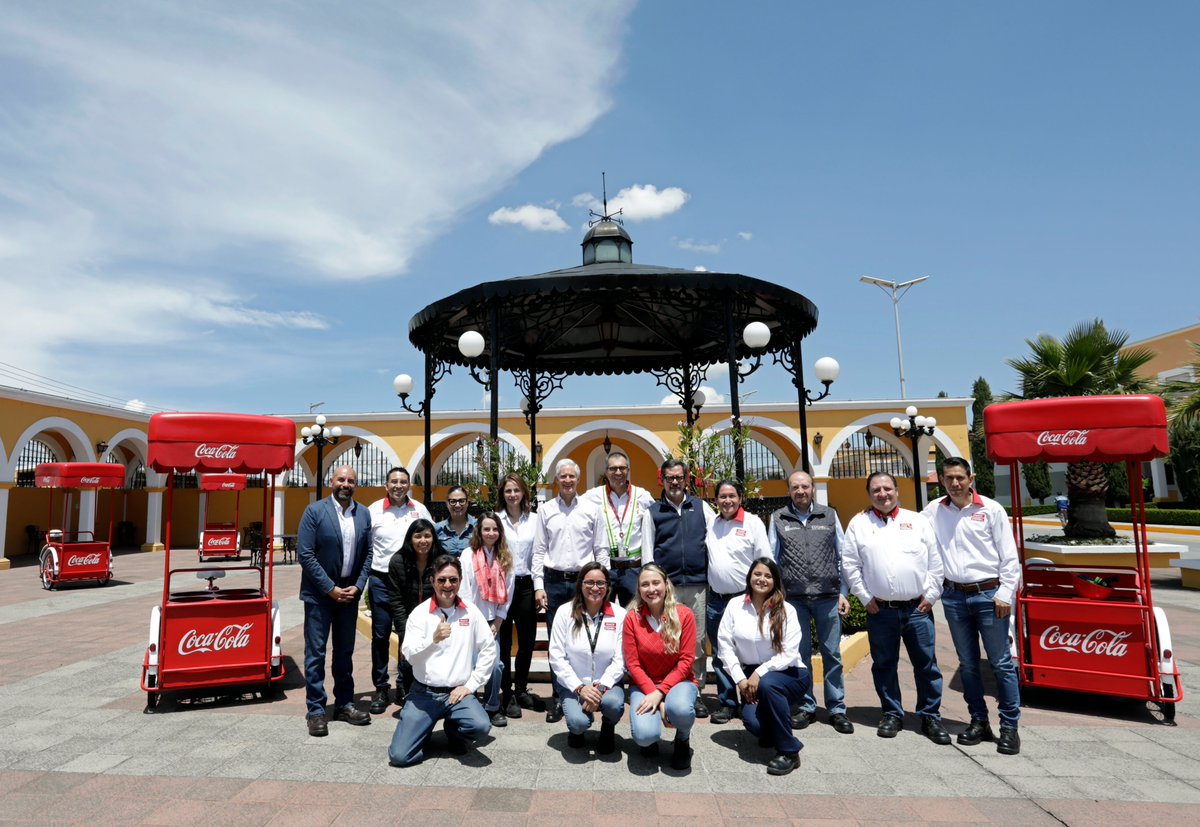 Agradecemos a todo el equipo de <a href="/CocaColaMx/">Coca-Cola México</a>-<a href="/FEMSA/">FEMSA</a> por su confianza en el #Edoméx.