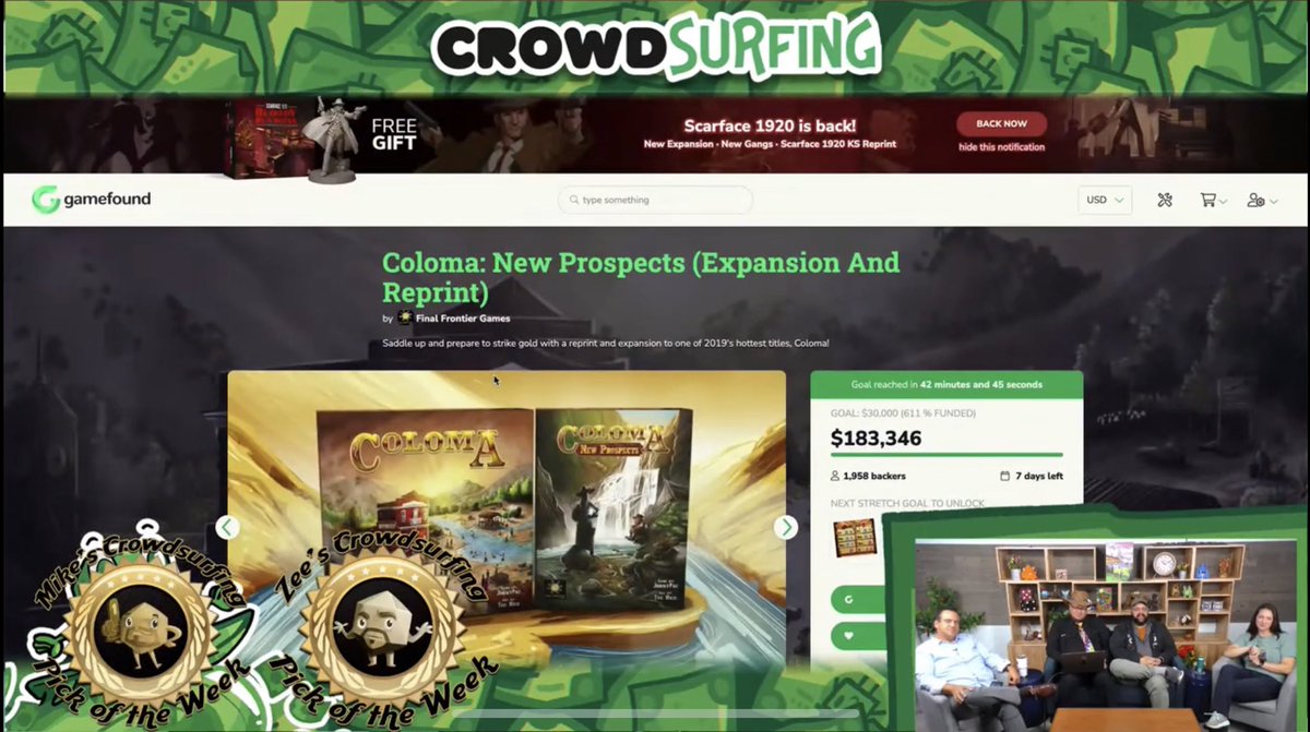 Mike DiLisio (@michaeldilisio) on Twitter photo Coloma from <a href="/JPacCantin/">Jonny Pac 🤠</a> and <a href="/FinalFrontierG/">Final Frontier Games</a> is a fantastic game that more people need to play, but it’s been out of print for a while. Now, they’re reprinting it, along with a new expansion. It’s my #25 game of all time, and unsurprisingly my Crowdsurfing Pick of the Week. Coloma from <a href="/JPacCantin/">Jonny Pac 🤠</a> and <a href="/FinalFrontierG/">Final Frontier Games</a> is a fantastic game that more people need to play, but it’s been out of print for a while. Now, they’re reprinting it, along with a new expansion. It’s my #25 game of all time, and unsurprisingly my Crowdsurfing Pick of the Week.