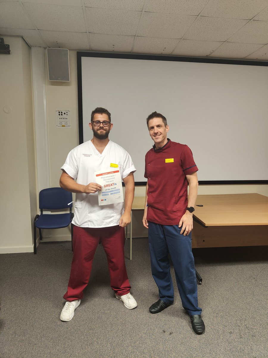 Congratulations to Jack for achieving this month's "Greatix" award after receiving exceptional feedback from an Orthopedic consultant. 👏