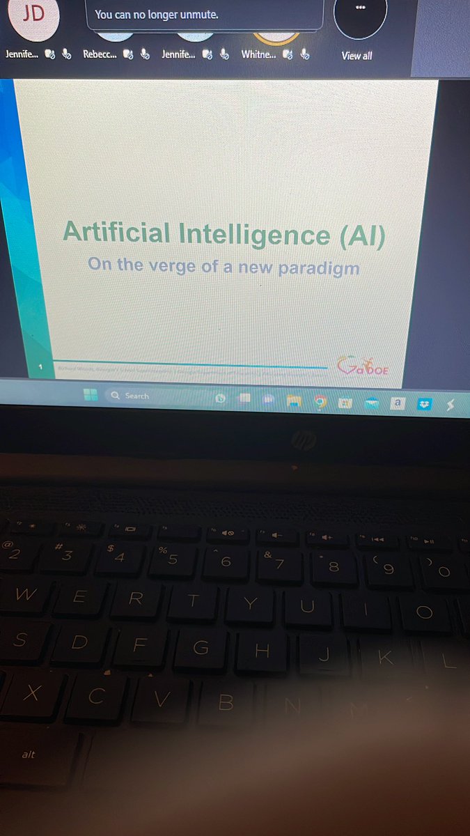 Super excited for this closing session! I’ve been seeing so many cool AI tools for educators on social media and my mind is blown! #GADOEMathCon