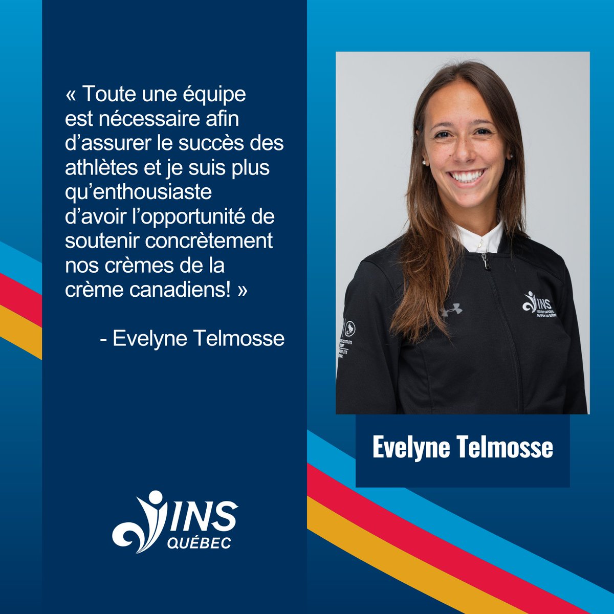 L’INS Québec salue la nomination de Dre Suzanne Leclerc comme médecin en chef pour Santiago 2023! La nutritionniste Evelyne Telmosse fera aussi partie de la délégation.

Les détails : bit.ly/3XQtKBX