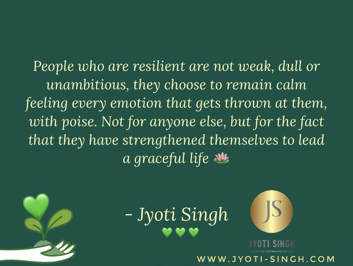 _Jyoti_Singh's tweet photo. #reslience #wisdomwednesday 💚
#quoteoftheday #quote #quotes #mentalhealth #emotionalhealth #diaryofareflector 💚 https://t.co/vFdEa5KtWa