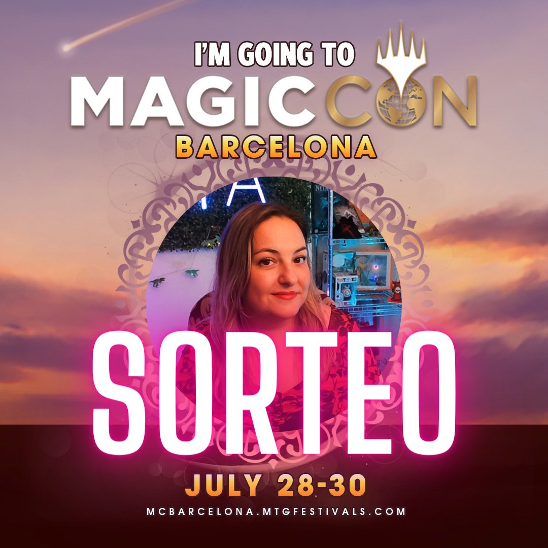 AliaDeschain's tweet photo. ✨¿Te vienes a MagicCon Barcelona?✨

SORTEO de una entrada Weekend Badge gratis a #MCBarcelona, requisitos:

🧙🏻‍♂️ser +18 años
❤️like este tweet
💬menciona a ese amig@ 
🔁 RT este tweet

Fin y anuncio de ganador sábado 15 julio a las 12:00pm CEST

¡Suerte, magos! 🧙🏻‍♀️🍀🧙🏻🍀 https://t.co/7mMdD2D5Nm