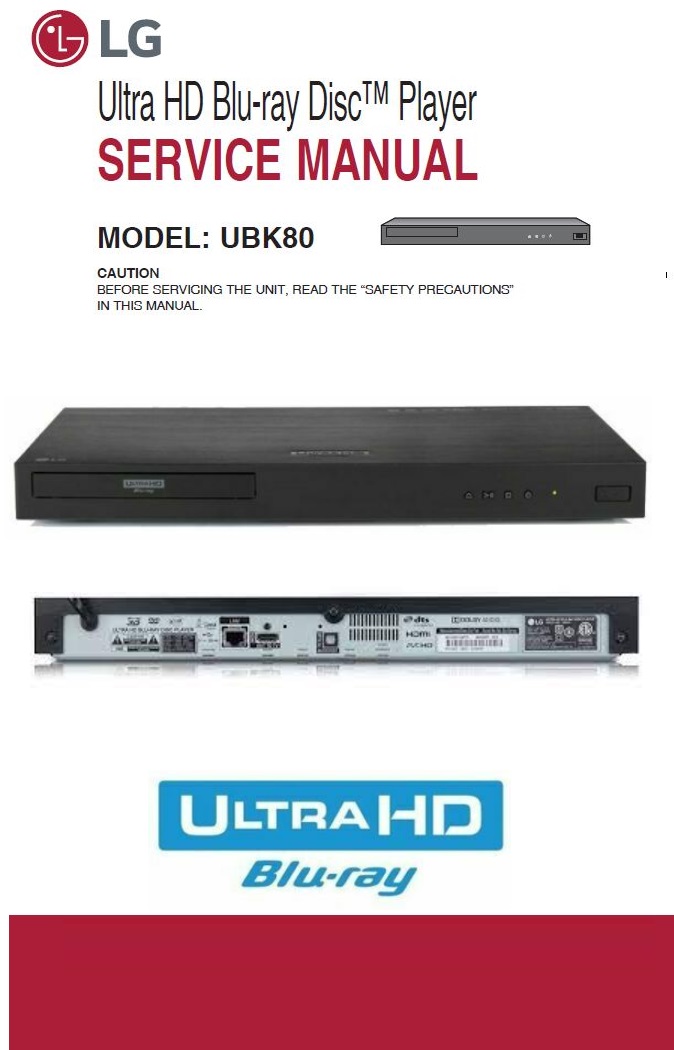 LG Ultra HD Blu-ray Disc Player Owner's Manual
