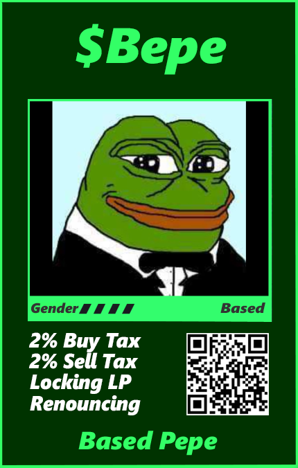 Based Pepe by Based Dev (@BasedPepeERC) / Posts / X
